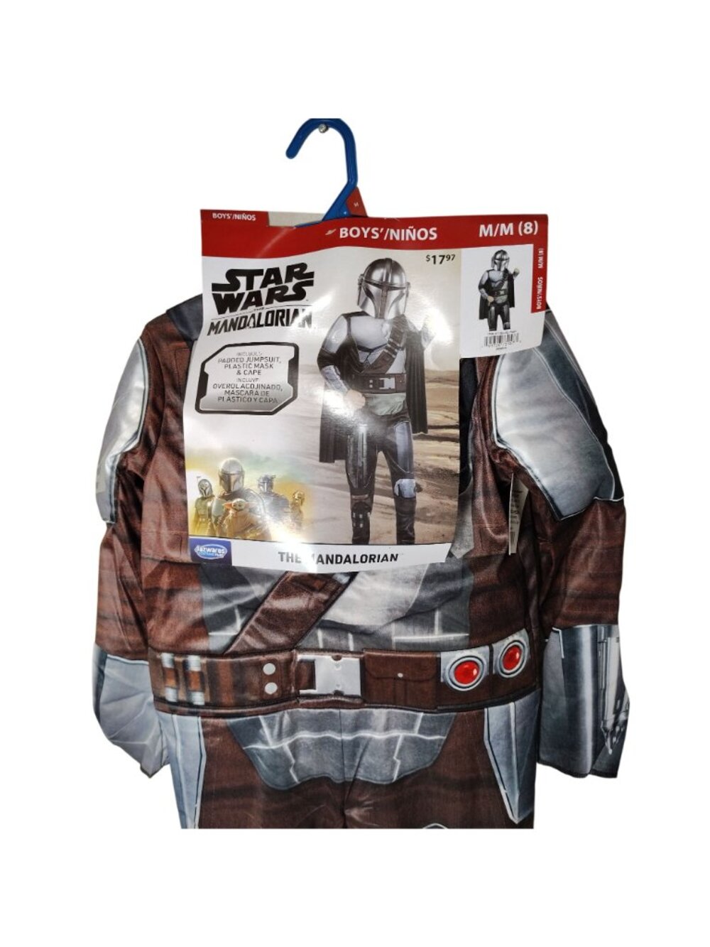 Jazwares Boys M (8) Star Wars The Mandalorian Complete Halloween Costume - Picture 6 of 8